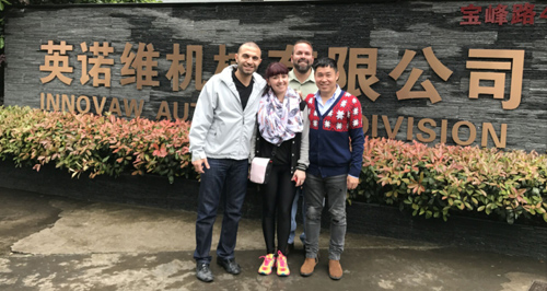 El cliente canadiense visita INNOVAW