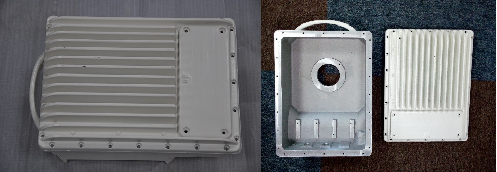 Se completó el desarrollo de viviendas inalámbricas de telecomunicaciones de fundición por gravedad de aluminio.