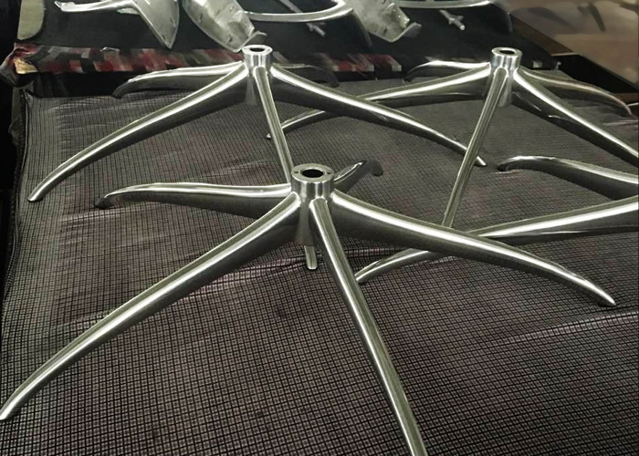 Pie de la silla de aluminio